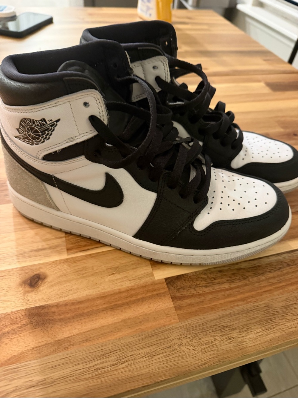 Men’s Nike Air Jordan High-Top Sneakers - Black & White